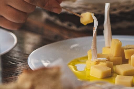 Krka Waterfalls Food & Wine Tasting Tour from Split - Tasting wine, cheese, and olive oil