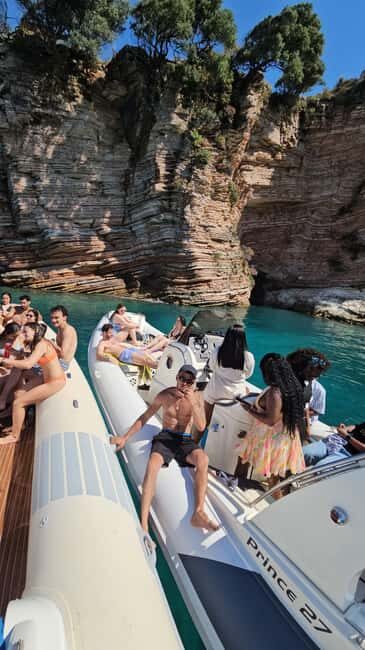 Ksamil Pigeon Cave Snorkeling free Drinks Speedboat In Group - FAQ