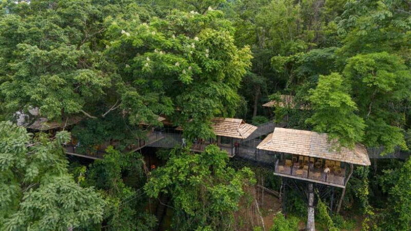 Kuang Si Waterfall, Tree Top Cafe, Ziplining - An In-Depth Look at the Kuang Si Waterfall, Tree Top Cafe, Ziplining Tour