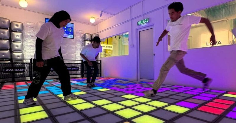 Kuantan: Entry Ticket to Lava Dash- NEW Digital Floor Game - The Experience Design & Levels