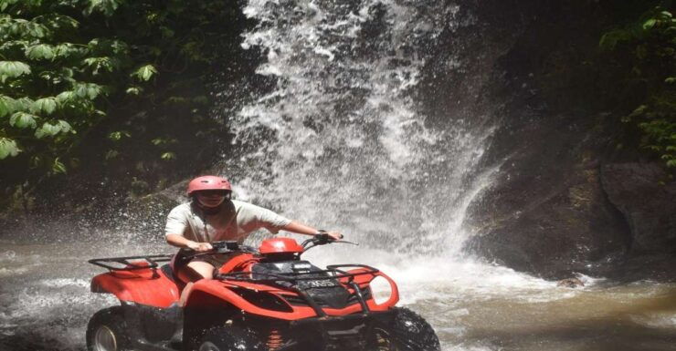 Kuber ATV Quad Bike With Waterfall and Long Tunnel - Conquering Challenging Terrain