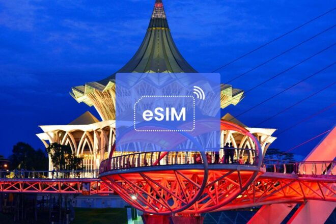 Kuching: Malaysia/ Asia Esim Roaming Mobile Data Plan - Easy Installation Through QR Code