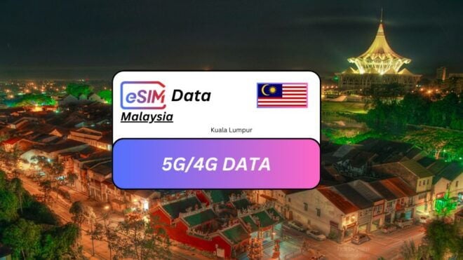 Kuching: Malaysia Esim Roaming Data Plan for Travelers - Broad Coverage for High-Speed Internet