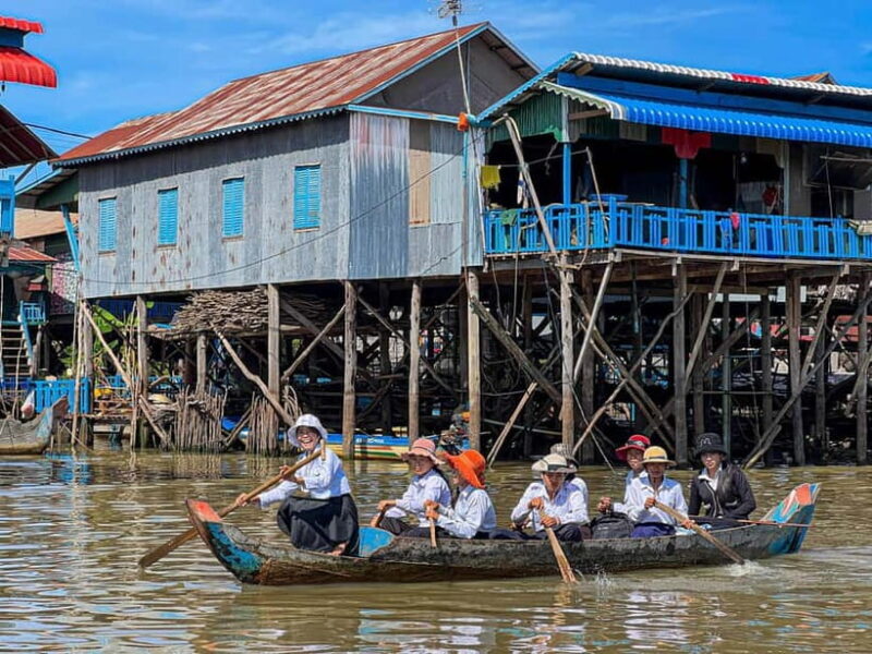 Kulen Mountain Tour with Picnic and Floating Village Sunset - Kampong Phluk: Floating Village and Sunset on Tonle Sap