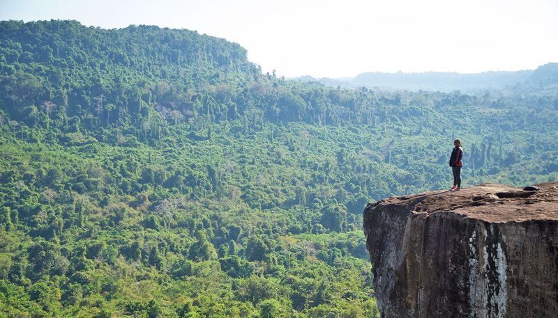 Kulen Mountain Waterfall Guide tour +Entrance fee + lunch - Wat Preah Ang Thom and the reclining Buddha