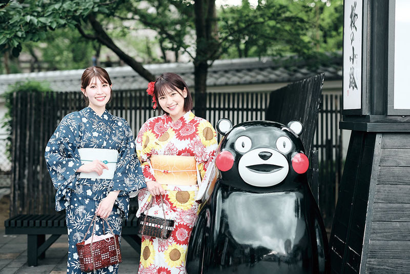 Kumaoto Castle & Josaien Kimono and Yukata experience - A castle-town outing that starts at Josaien