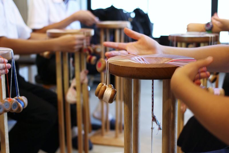 Kumihimo Workshop at a Historic 370-Year-Old Braiding Shop in Tokyo - One hour with silk and the Naragumi braid