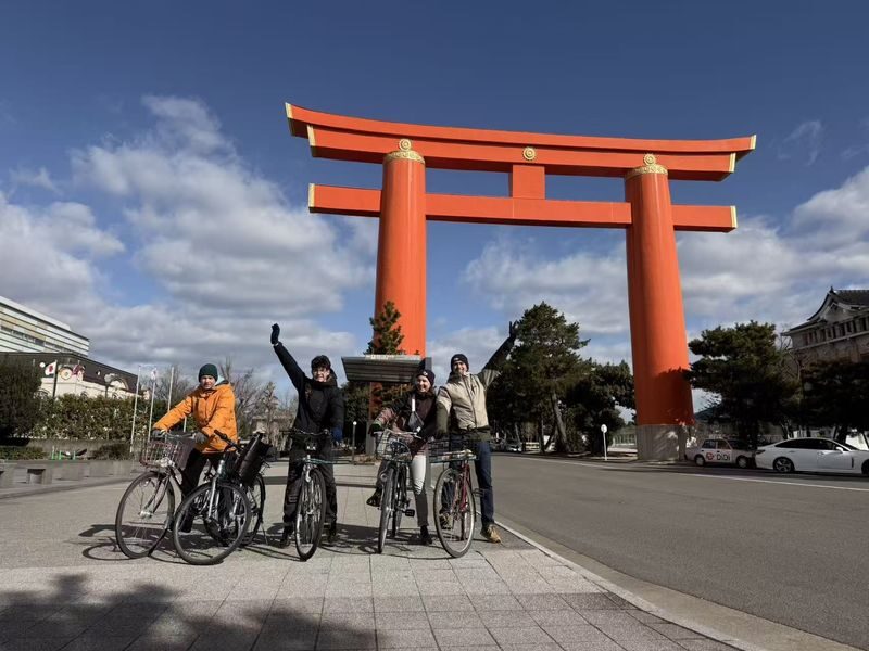 Kyoto 10 Shrines Half-Day Small Group Cycling Tour - Ten shrines, one half-day ride