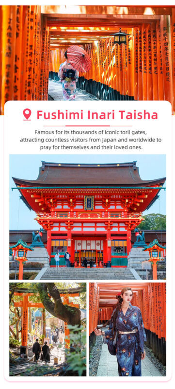 Kyoto and Nara Small Group 1-Day Tour: Nara Park Cute Deer, Kiyomizu-dera Temple, Fushimi Inari Taisha (Optional Hotel Pickup/Private Charter) - Fushimi Inari: a walk beneath vermilion gates