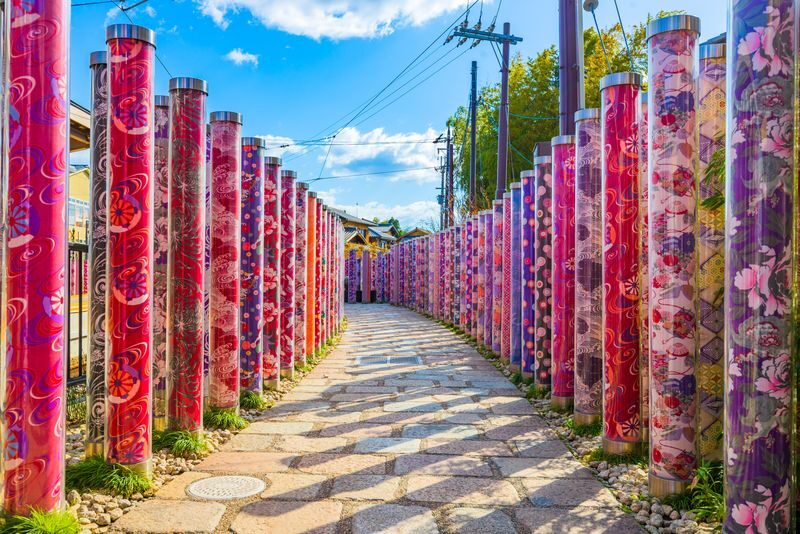 Kyoto Arashiyama: Sagano Scenic Railway (Optional) & Sanzen-in Temple Day Trip | Depart from Osaka/Kyoto - Arashiyama: bamboo, shops, and a tight clock