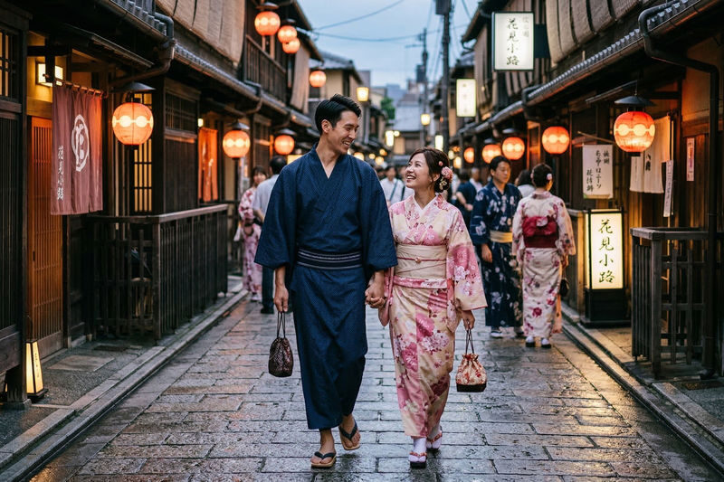 Kyoto at Night | Private Night Photo Shoot - A Kyoto evening, framed around you