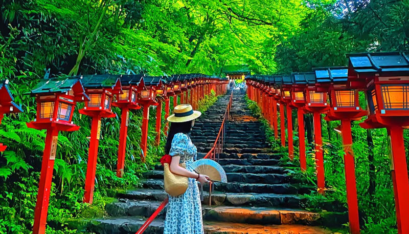 Kyoto Day Trip | Kifune Shrine & Arashiyama Bamboo Grove & Sanzen-in Temple | Stroll Through Kyoto | Guaranteed Departure for Groups of 4 (Departing from Osaka/Kyoto) - Three Kyoto stops, one long day