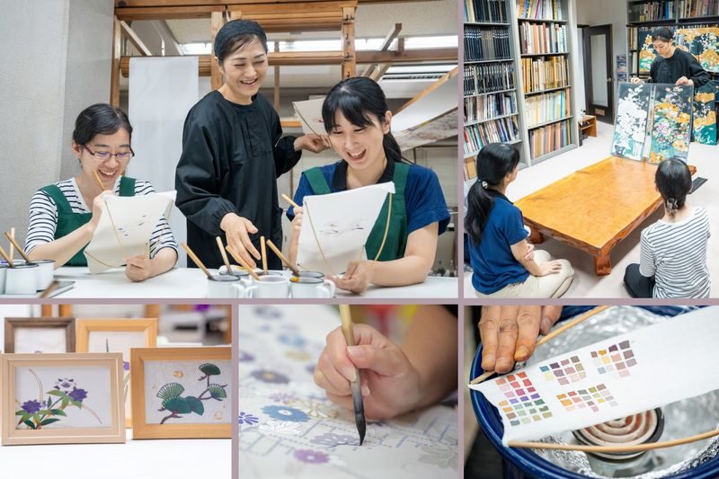 Kyoto Fushimi: Artisan-Led Hand-Painted Kyo-Yuzen Workshop - A 45-minute visit with a clear sequence