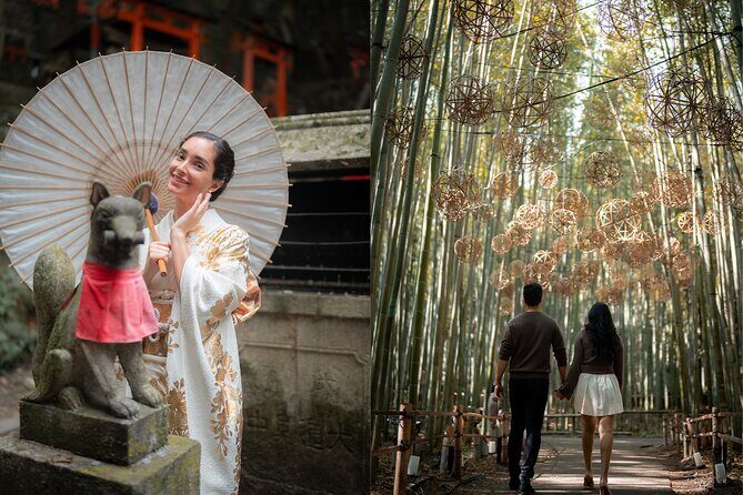 Kyoto Gion, Fushimi Inari, Arashiyama private Photoshoot - Frequently Asked Questions
