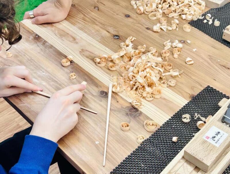 Kyoto: Hinoki Wood Chopstick Workshop - Craft & Engrave - Introduction to the Experience