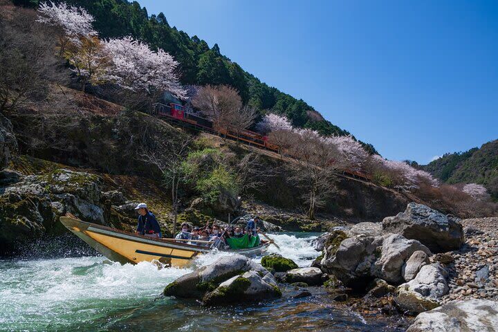 Kyoto Hozugawa River Boat Sagano Romantic Train Tour - When weather cancels the boat