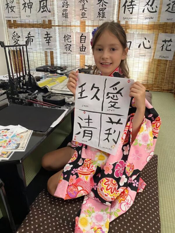 Kyoto: Japanese Calligraphy Experience in a Traditional Studio - What the kimono adds