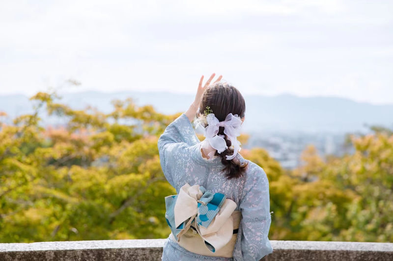 Kyoto Kimono Rental Experience & Japanese Style Makeup & Photo Shoot (Ookini Fushimi Inari Store) - Choosing a kimono is half the fun