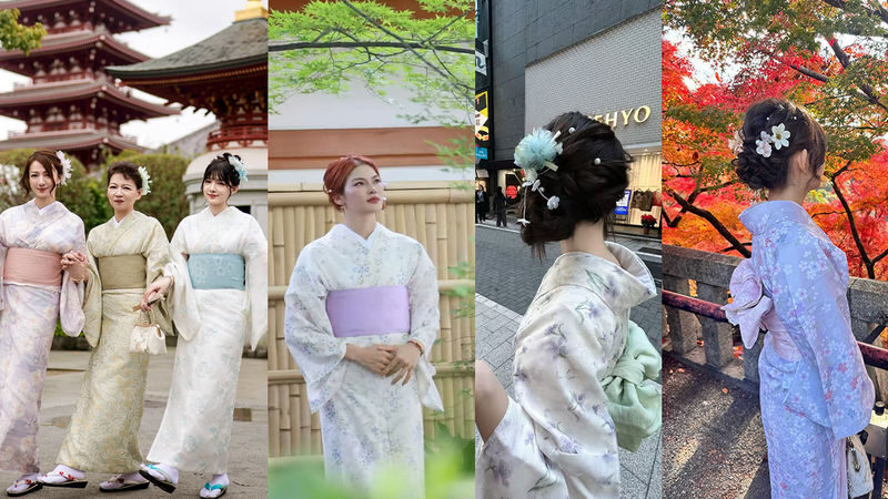 Kyoto Kimono Rental Experience (Optional Exquisite Hair Styling/Japanese Makeup/Photography) (Ookini Kiyomizu-dera Main Store) - Hair, makeup, and photos: check what your plan covers
