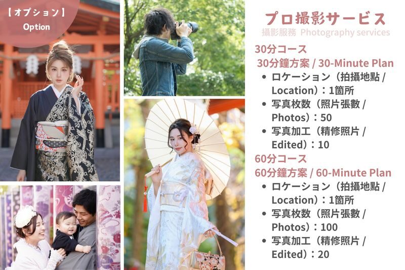 Kyoto Kimono Rental Experience, Photo Shoot, and Family (Aiwa Fuku Kyoto 6 Stores) - Walking in kimono around temples and old streets
