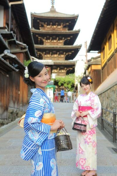 Kyoto Kiyomizu-dera Temple : Kimono Rental SHIKI SAKURA - Kimono Rental Process