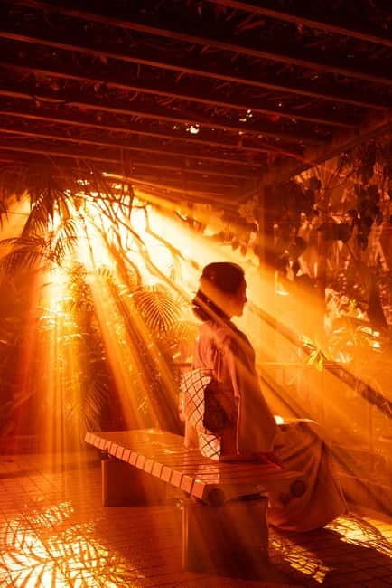 Kyoto: Light Cycles by Moment Factory with Yukata Rental - Transportation and logistics