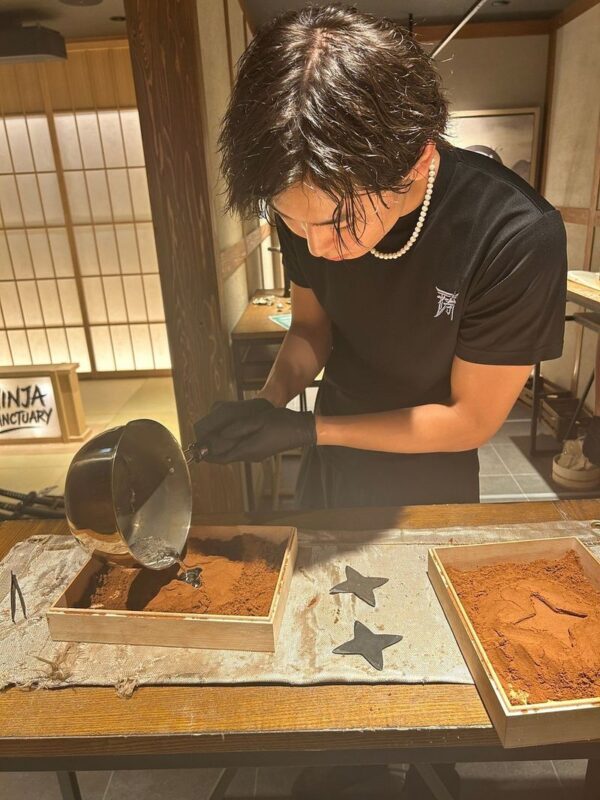 Kyoto: Make a Metal Shuriken in a Real Ninja House - A Ninja Workshop, Not a Museum Visit