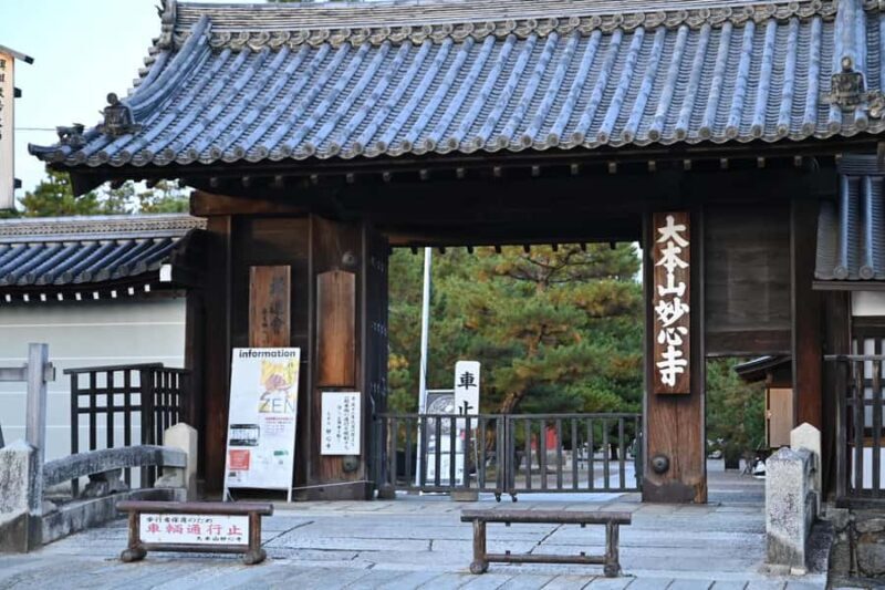 Kyoto: Myoshinji Temple Tour with Zen Cuisine & Matcha - Zen Cuisine and Matcha: A Sensory Closure