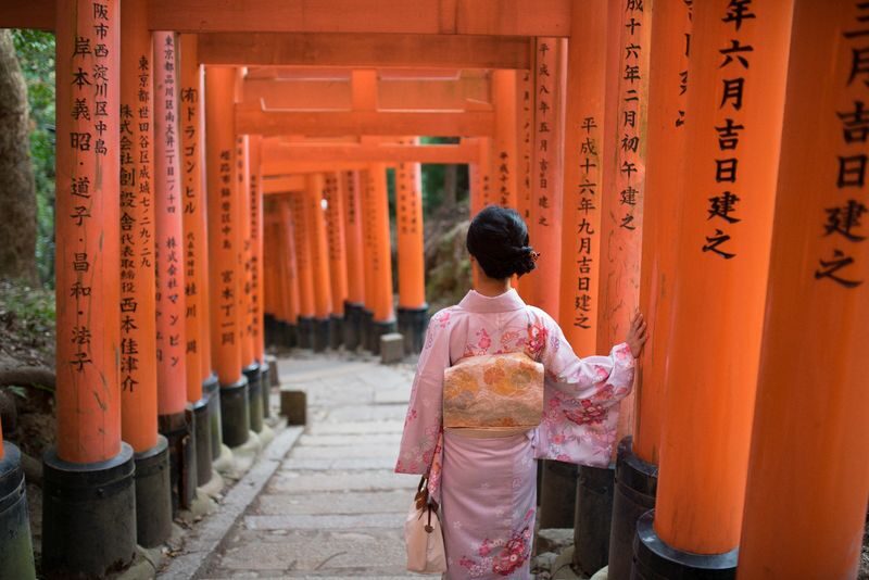Kyoto & Nara Historical and Cultural Scenic Day Tour: Arashiyama Scenic Railway & Fushimi Inari-taisha Shrine Senbon Torii & Nara Park & Togetsukyo Bridge & Bamboo Grove Path & Kimono Forest (Departing from Osaka or Kyoto) - Fushimi Inari: The Torii Corridor