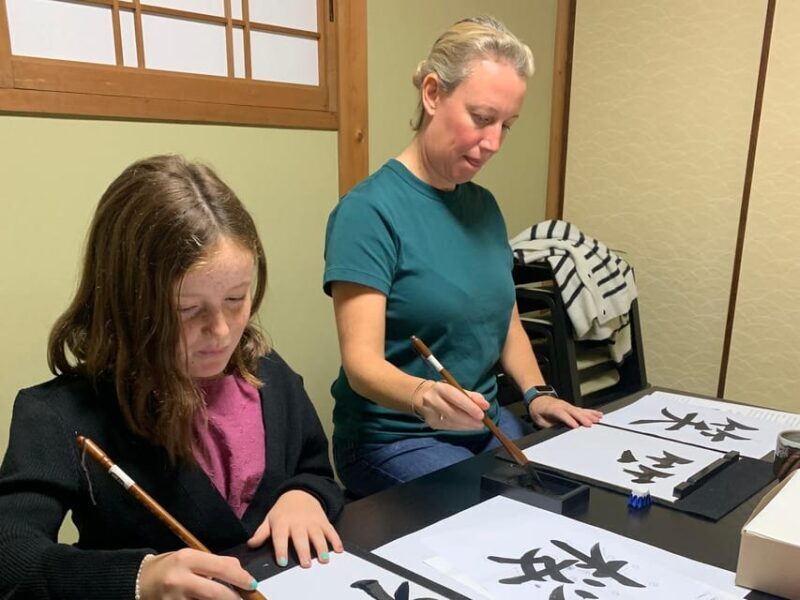 Kyoto Ninenzaka : Japanese Calligraphy Class in Townhouse - Good To Know