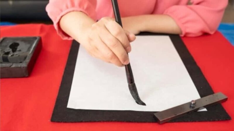 Kyoto Ninenzaka : ZEN Calligraphy Scroll Experience - The Final Product and Souvenir Value