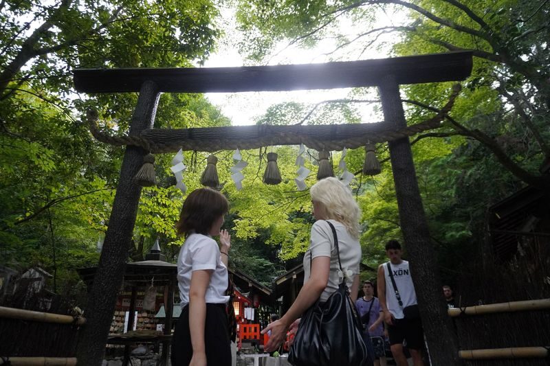 Kyoto Otagi Nenbutsu-ji & Bamboo Forest Half-Day Private Guided Tour - Reaching the Bamboo Forest