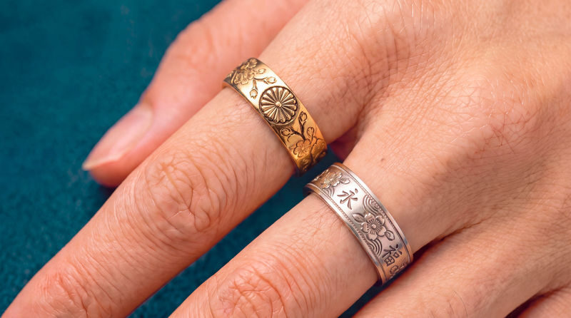 Kyoto Ring Making Experience: Create Your Original Ring from Japanese Vintage Coins - Choosing a coin at Kawaramachi Eight Building