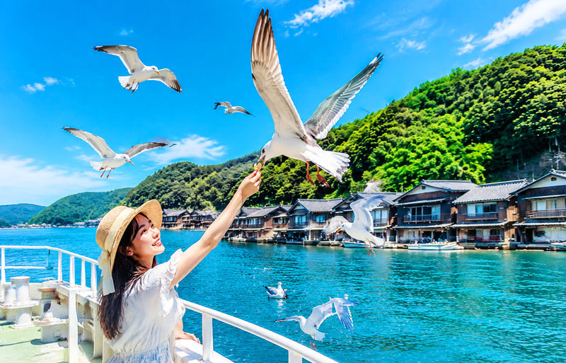 Kyoto Sea and Sky Secret Realm and Mountain Fairy Tale | Amanohashidate, Ine Funaya, Miyama Thatched Village Day Trip | Departing from Osaka - Three very different sides of northern Kyoto