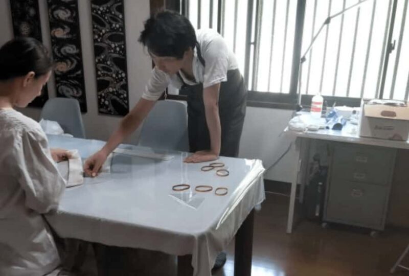 Kyoto: Snowflake Shibori Stole Dyeing Workshop (Taxi Option) - An Authentic Dive into Kyoto’s Shibori Dyeing Tradition