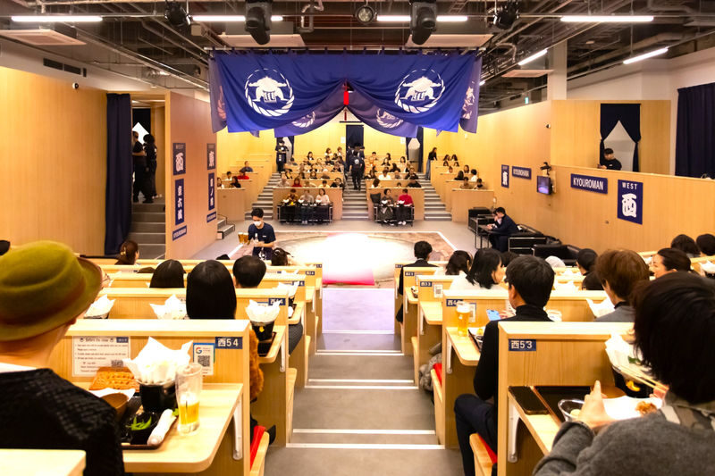Kyoto Sumo Stable: Sumo Show Ticket with Chicken Chanko Hot Pot - Standard seats, VIP seats, and the view of the dohyo