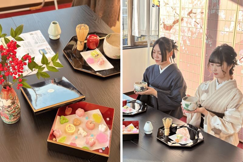 Kyoto Tea Ceremony & Matcha Making / TIA Arashiyama Shop - A small ceremony with room to take part