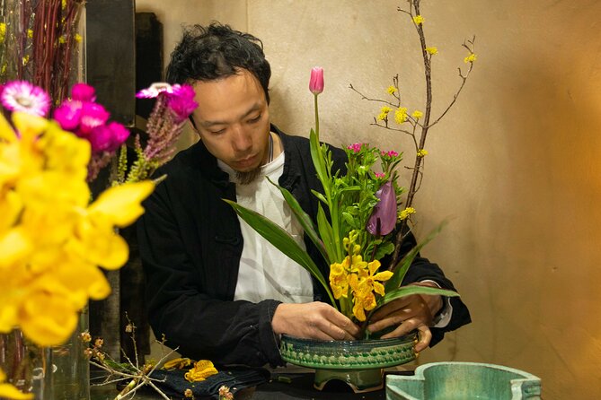 Kyoto Tea Ceremony With Japanese Flower Arrangement Ikebana - History of the Tea Ceremony