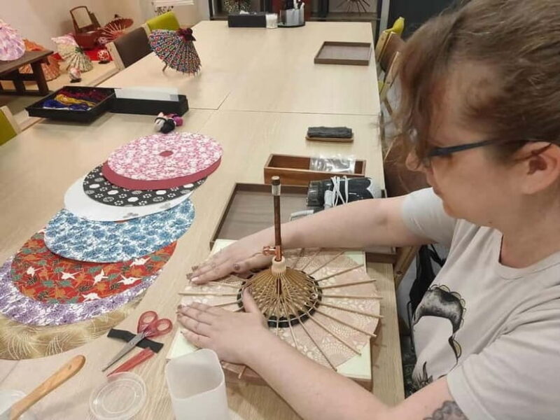 Kyoto: Traditional Mini Umbrella Making Workshop - The Crafting Experience