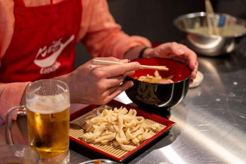 Kyoto: Udon, Sushi, and Tempura Cooking Class with Sake - Frequently Asked Questions