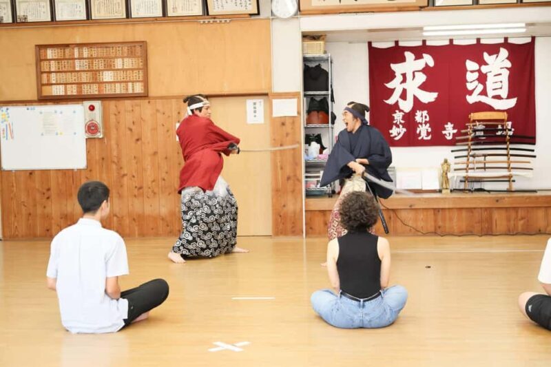 Kyoto:Samurai Sword & Kimono Temple Experience by an Actor - The Chambara Performance