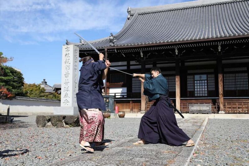 Kyoto:Samurai Sword & Kimono Temple Experience by an Actor - Who Will Love It?