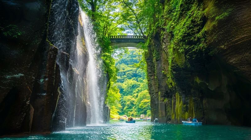 Kyushu Miyazaki | Takachiho Gorge, Takachiho Small Train, Forest Secret Cafe, Amano Iwato Day Trip | Optional Takachiho Boat Tour (Departing from Fukuoka) - A full day from Fukuoka to Takachiho