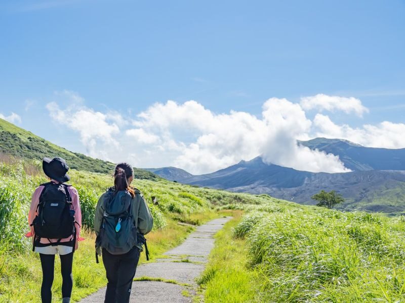 Kyushu: Mount Aso Crater, Kamishikimi Kumanoza Shrine & Takachiho Gorge Day Tour (Departing from Fukuoka) - Mount Aso: crater visit or Kusasenri instead