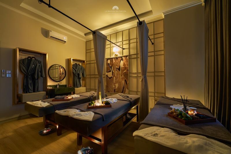 La Maison Saigon Spa: A Tranquil Retreat in the Heart of the City - Booking, stairs and spa etiquette