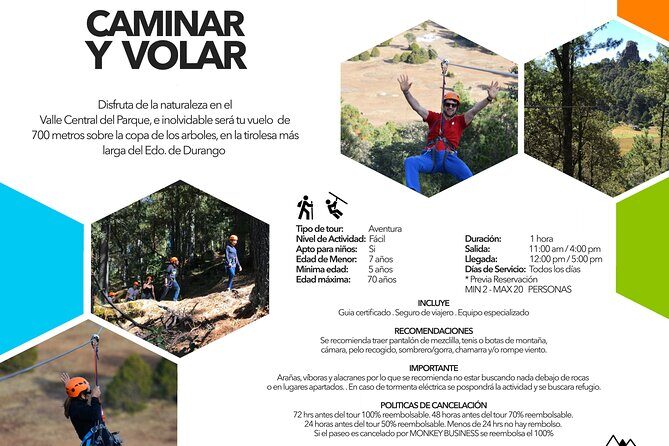 La Pirámide Park / WALK AND FLY (Zipline) - Exploring La Pirámide Park and the Zipline Adventure