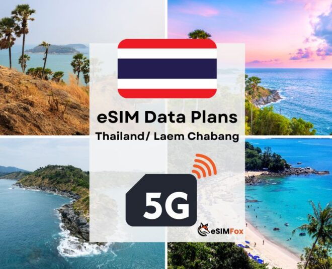 Laem Chabang: Esim Internet Data Plan for Thailand 4g/5g - Important Reminders