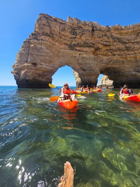 Lagoa: Benagil Cave and Marinha Beach Guided Kayaking Tour - Good To Know