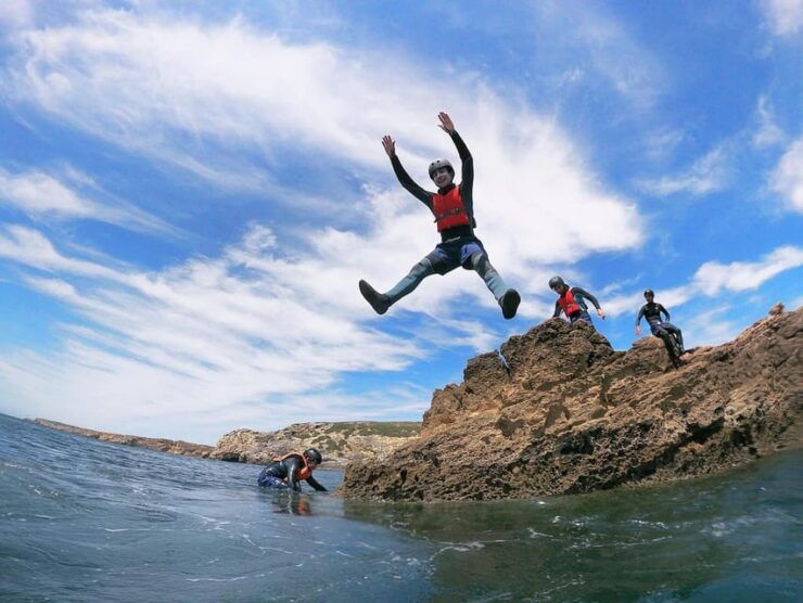 Lagos: Algarve Coasteering and Snorkeling Adventure - Itinerary Details