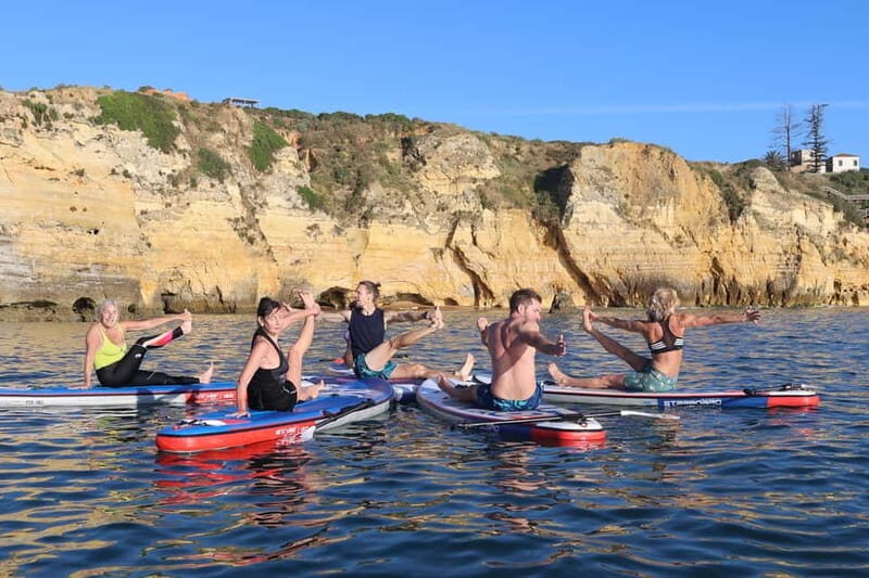 Lagos: Sunrise SUP Yoga Experience at Praia dos Estudantes - The Equipment & Logistics